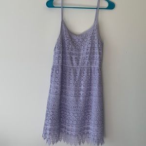 Eyelash Lace Lavender dress